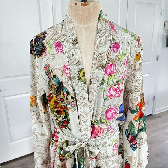 Johnny Was Evelyn Sleepwear Belted Robe Home Lounge - Picture 5 of 12